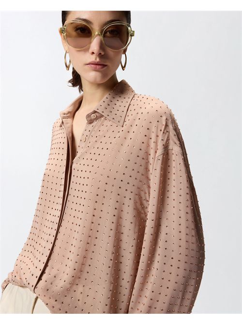 Camicia in georgette con strass PINKO | 106259A32X/Q24